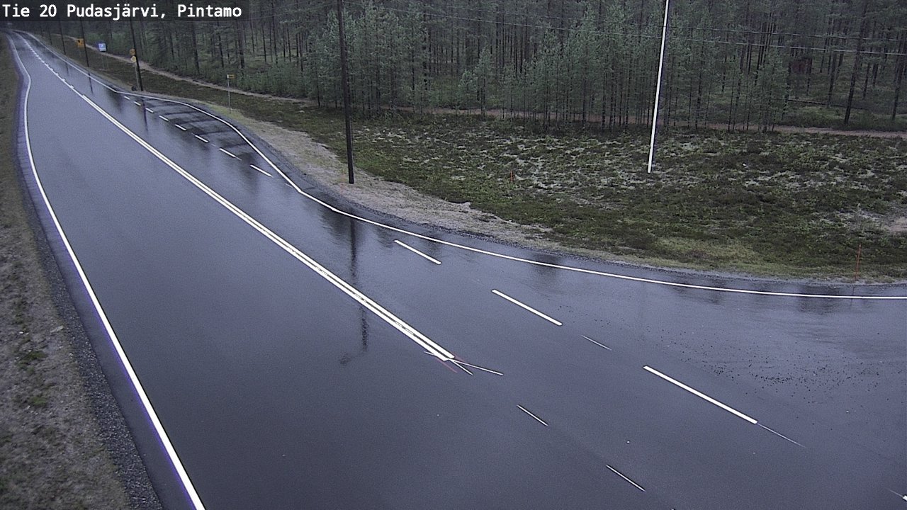 Kelikamerat Kuva Tie 20 Pudasjärvi, Pintamo, Pudasjärvi, Pohjois-Pohjanmaa