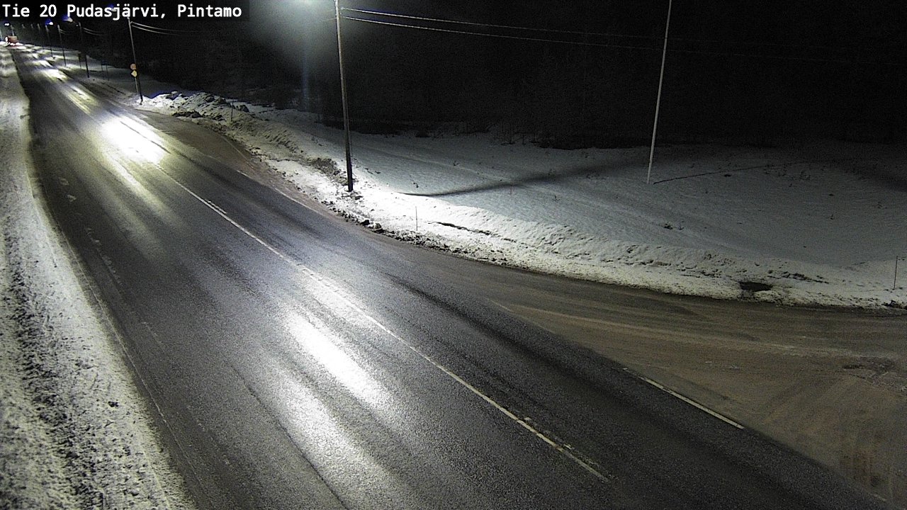Kelikamerat Kuva Tie 20 Pudasjärvi, Pintamo, Pudasjärvi, Pohjois-Pohjanmaa