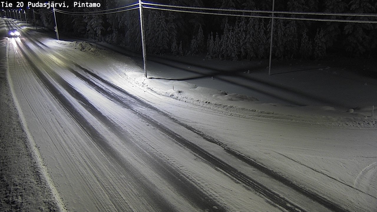 Kelikamerat Kuva Tie 20 Pudasjärvi, Pintamo, Pudasjärvi, Pohjois-Pohjanmaa