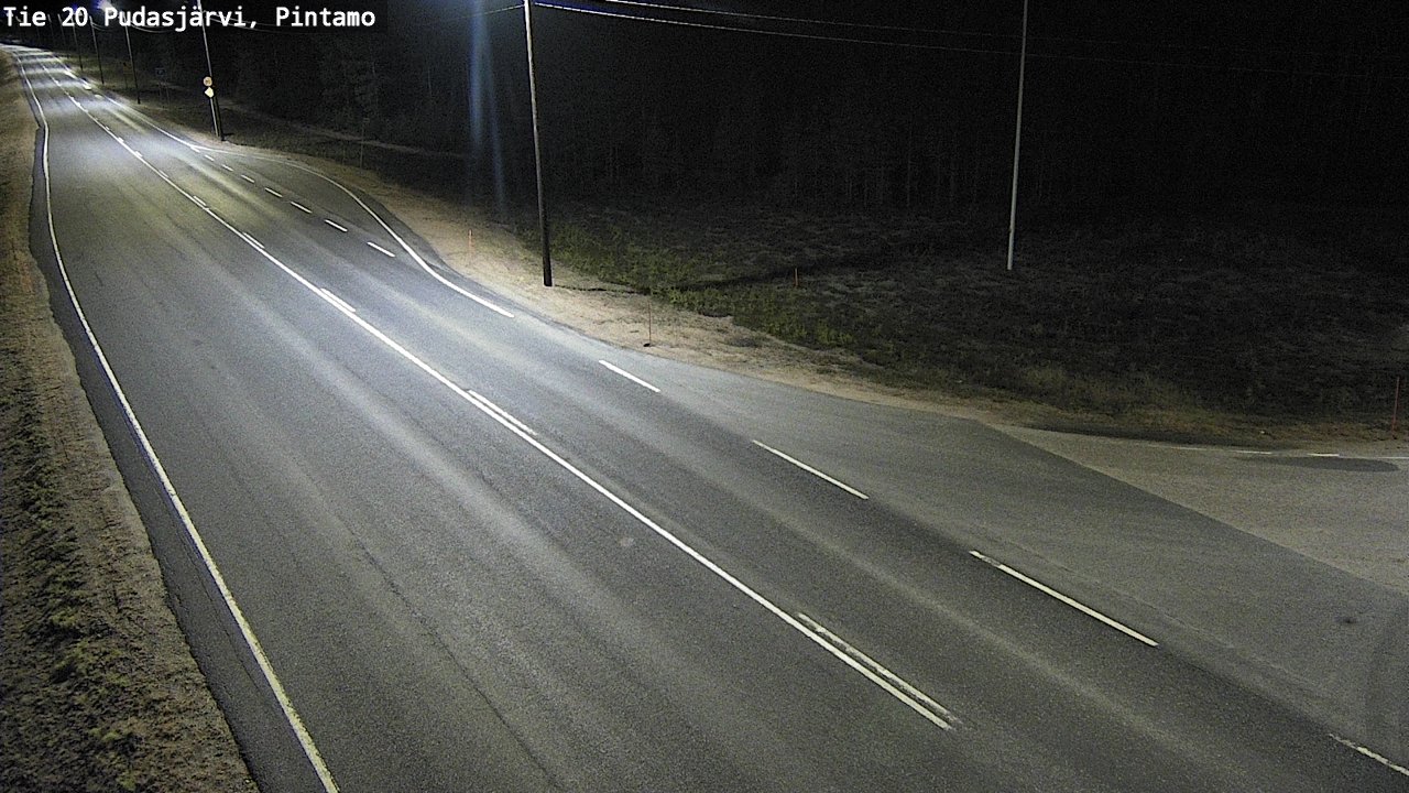 Kelikamerat Kuva Tie 20 Pudasjärvi, Pintamo, Pudasjärvi, Pohjois-Pohjanmaa