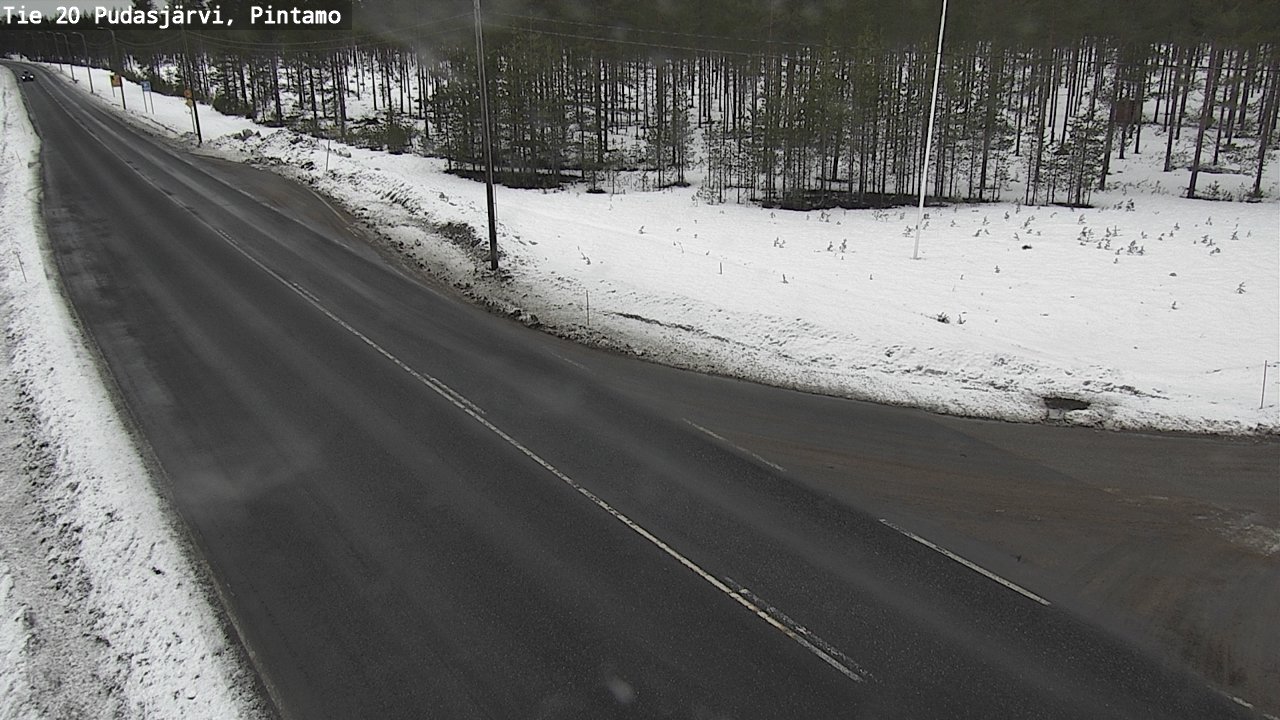 Kelikamerat Kuva Tie 20 Pudasjärvi, Pintamo, Pudasjärvi, Pohjois-Pohjanmaa