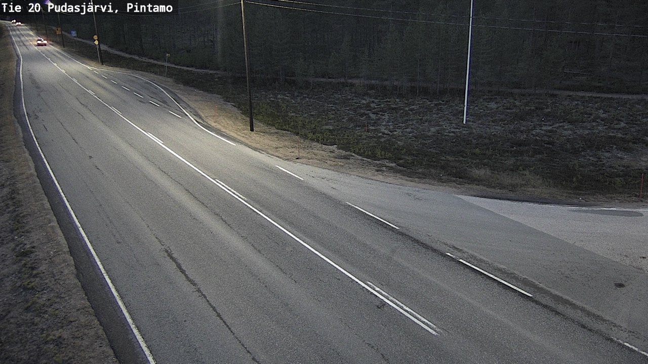 Kelikamerat Kuva Tie 20 Pudasjärvi, Pintamo, Pudasjärvi, Pohjois-Pohjanmaa