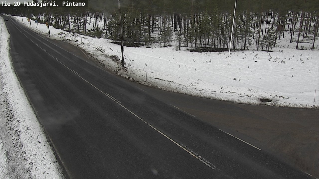Kelikamerat Kuva Tie 20 Pudasjärvi, Pintamo, Pudasjärvi, Pohjois-Pohjanmaa