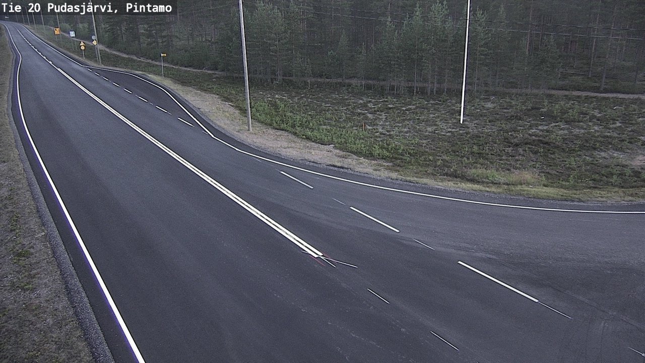 Kelikamerat Kuva Tie 20 Pudasjärvi, Pintamo, Pudasjärvi, Pohjois-Pohjanmaa