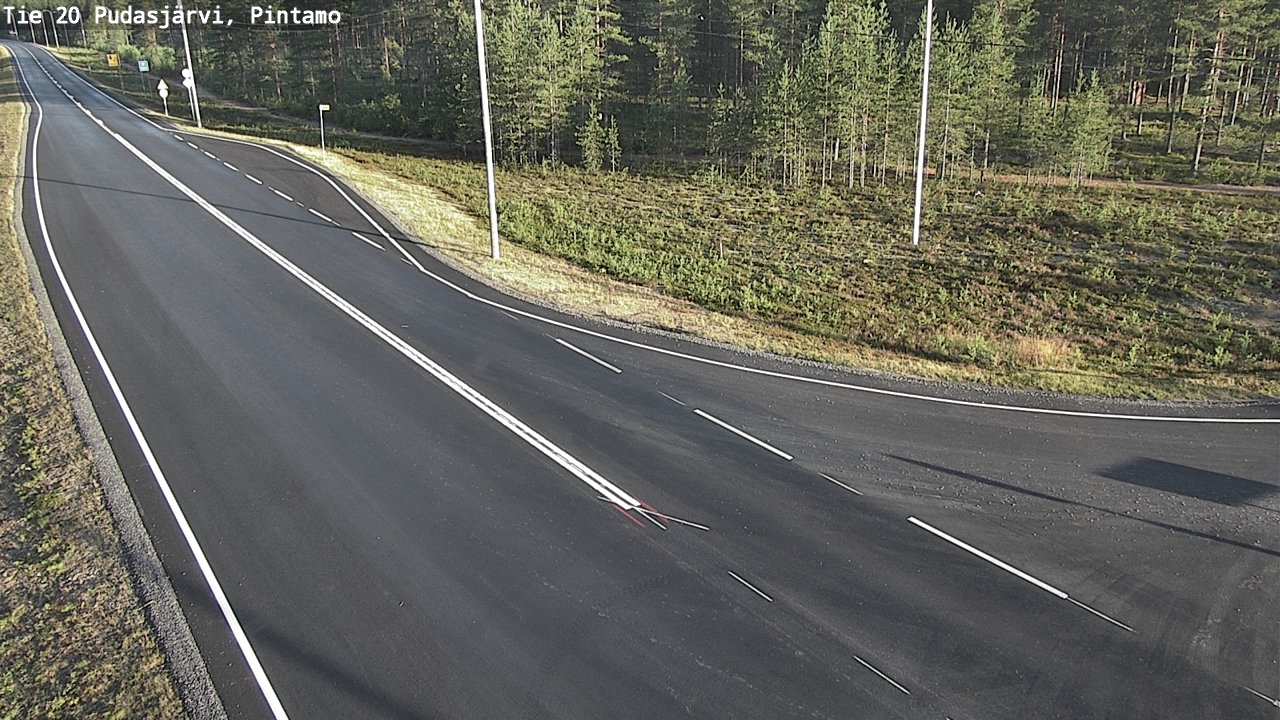 Kelikamerat Kuva Tie 20 Pudasjärvi, Pintamo, Pudasjärvi, Pohjois-Pohjanmaa