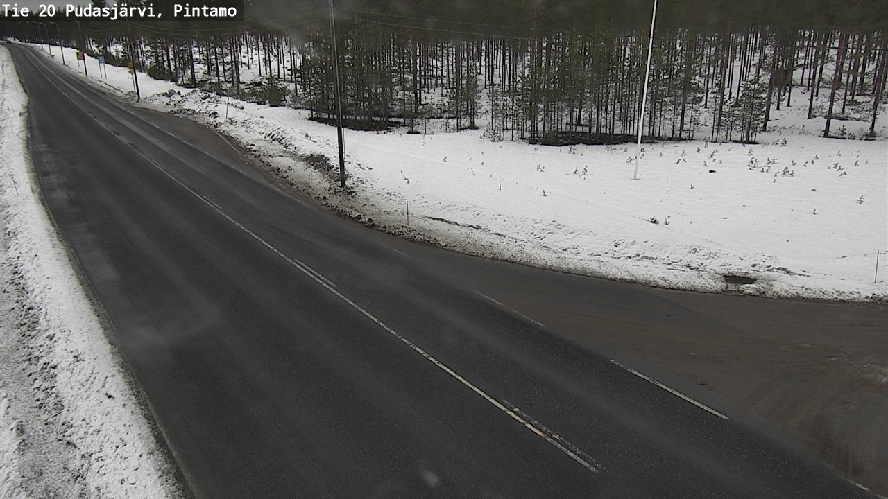 Kelikamerat Kuva Tie 20 Pudasjärvi, Pintamo, Pudasjärvi, Pohjois-Pohjanmaa