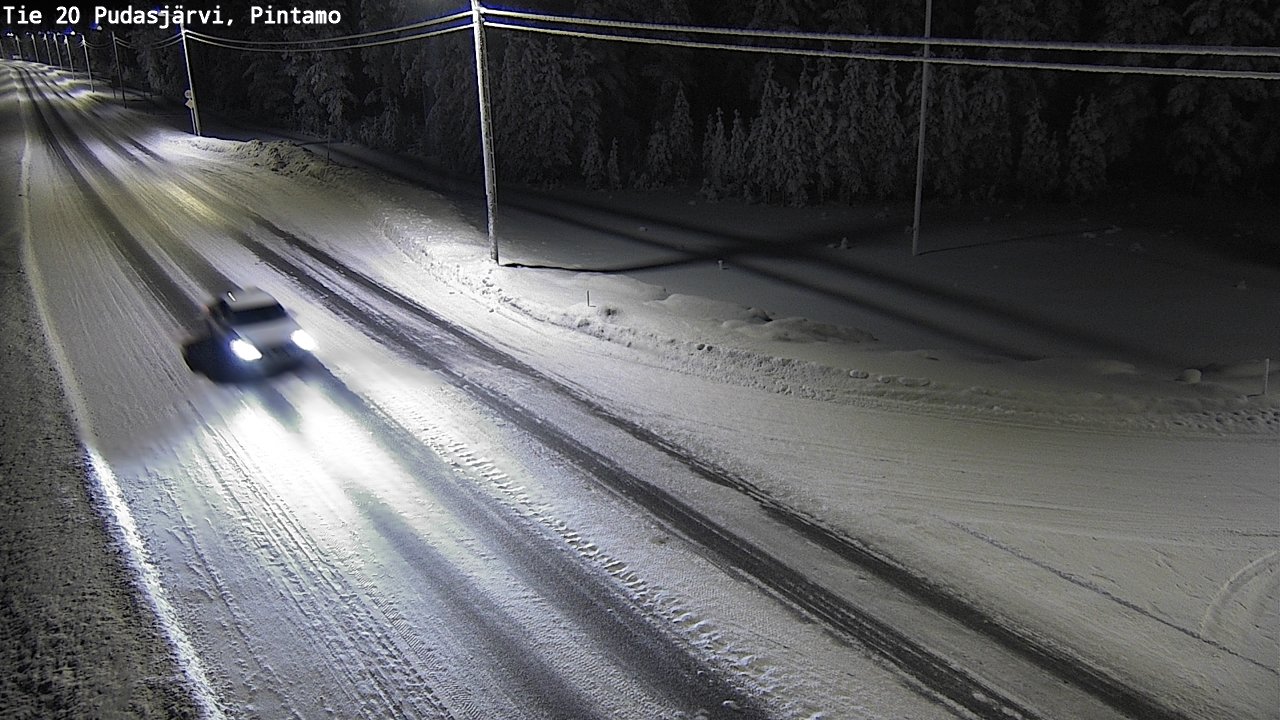 Kelikamerat Kuva Tie 20 Pudasjärvi, Pintamo, Pudasjärvi, Pohjois-Pohjanmaa