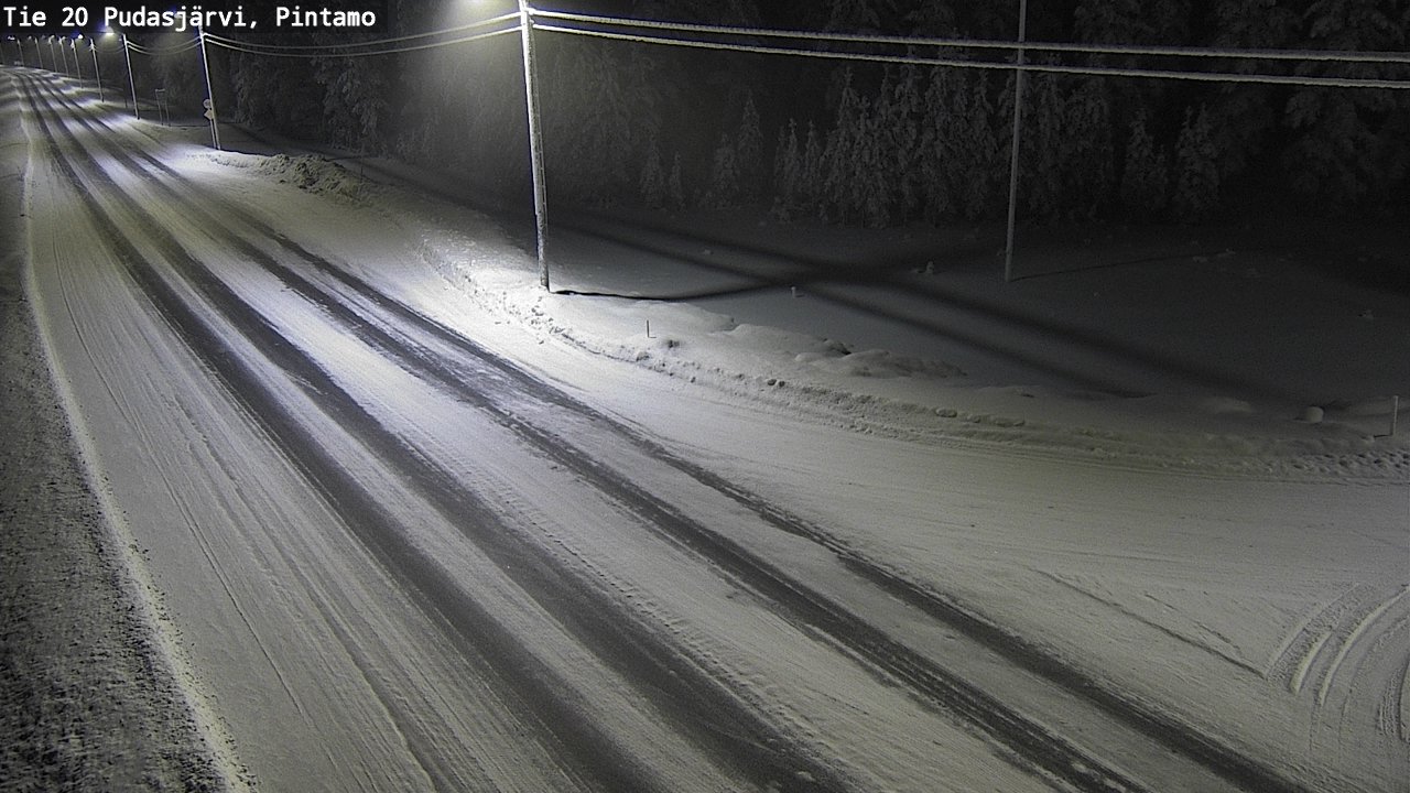 Kelikamerat Kuva Tie 20 Pudasjärvi, Pintamo, Pudasjärvi, Pohjois-Pohjanmaa