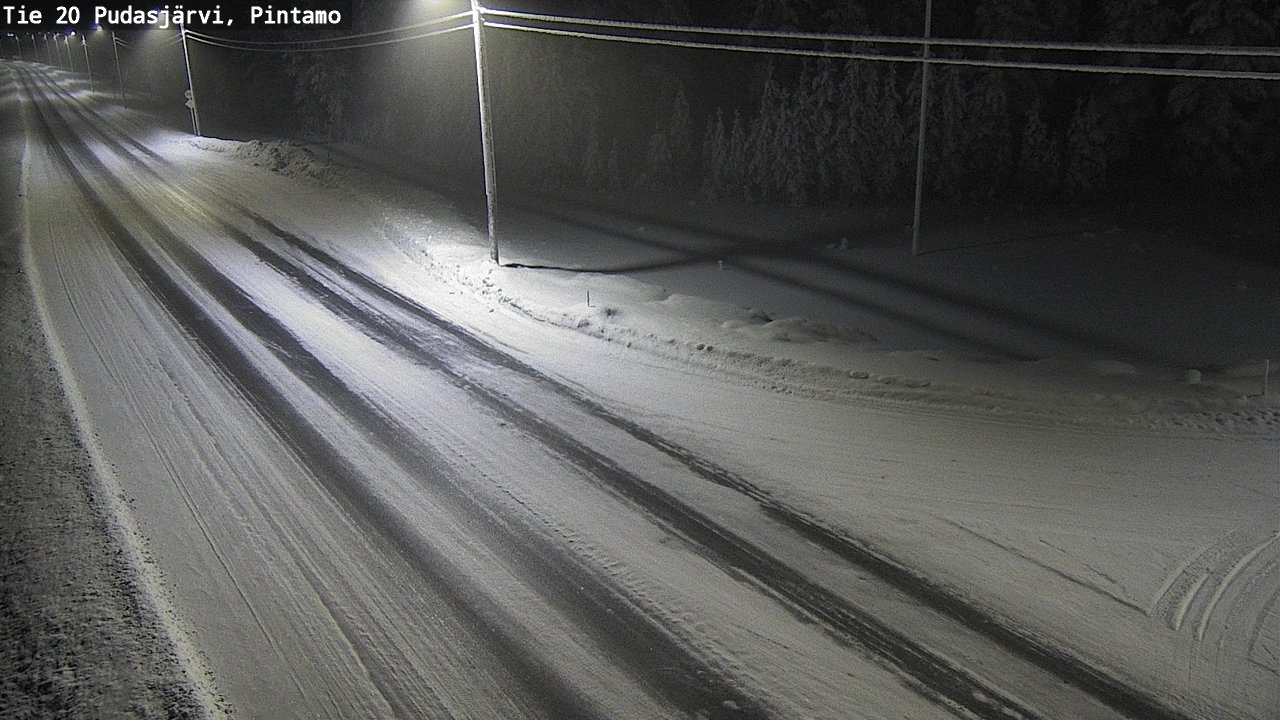 Kelikamerat Kuva Tie 20 Pudasjärvi, Pintamo, Pudasjärvi, Pohjois-Pohjanmaa