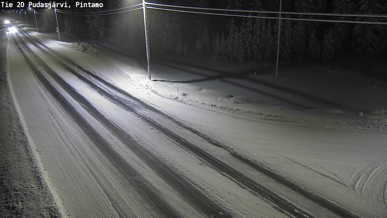 Kelikamerat Kuva Tie 20 Pudasjärvi, Pintamo, Pudasjärvi, Pohjois-Pohjanmaa