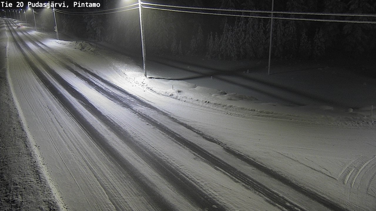 Kelikamerat Kuva Tie 20 Pudasjärvi, Pintamo, Pudasjärvi, Pohjois-Pohjanmaa