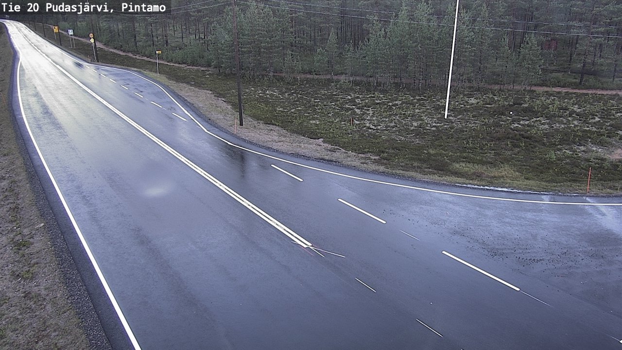 Kelikamerat Kuva Tie 20 Pudasjärvi, Pintamo, Pudasjärvi, Pohjois-Pohjanmaa