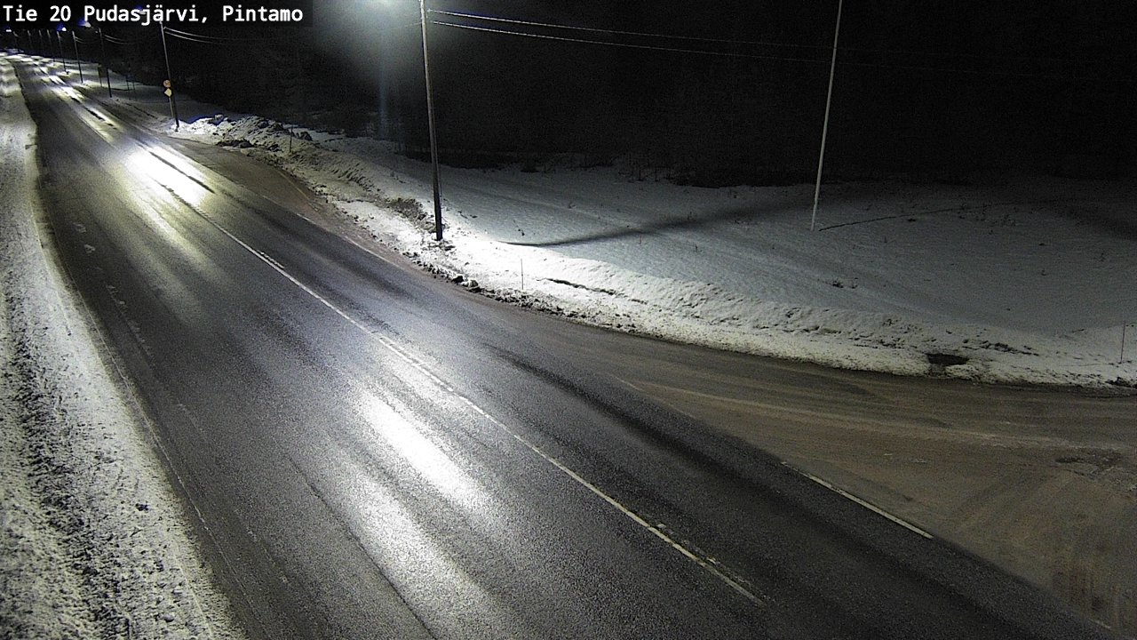 Kelikamerat Kuva Tie 20 Pudasjärvi, Pintamo, Pudasjärvi, Pohjois-Pohjanmaa