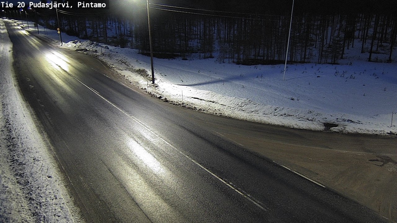 Kelikamerat Kuva Tie 20 Pudasjärvi, Pintamo, Pudasjärvi, Pohjois-Pohjanmaa