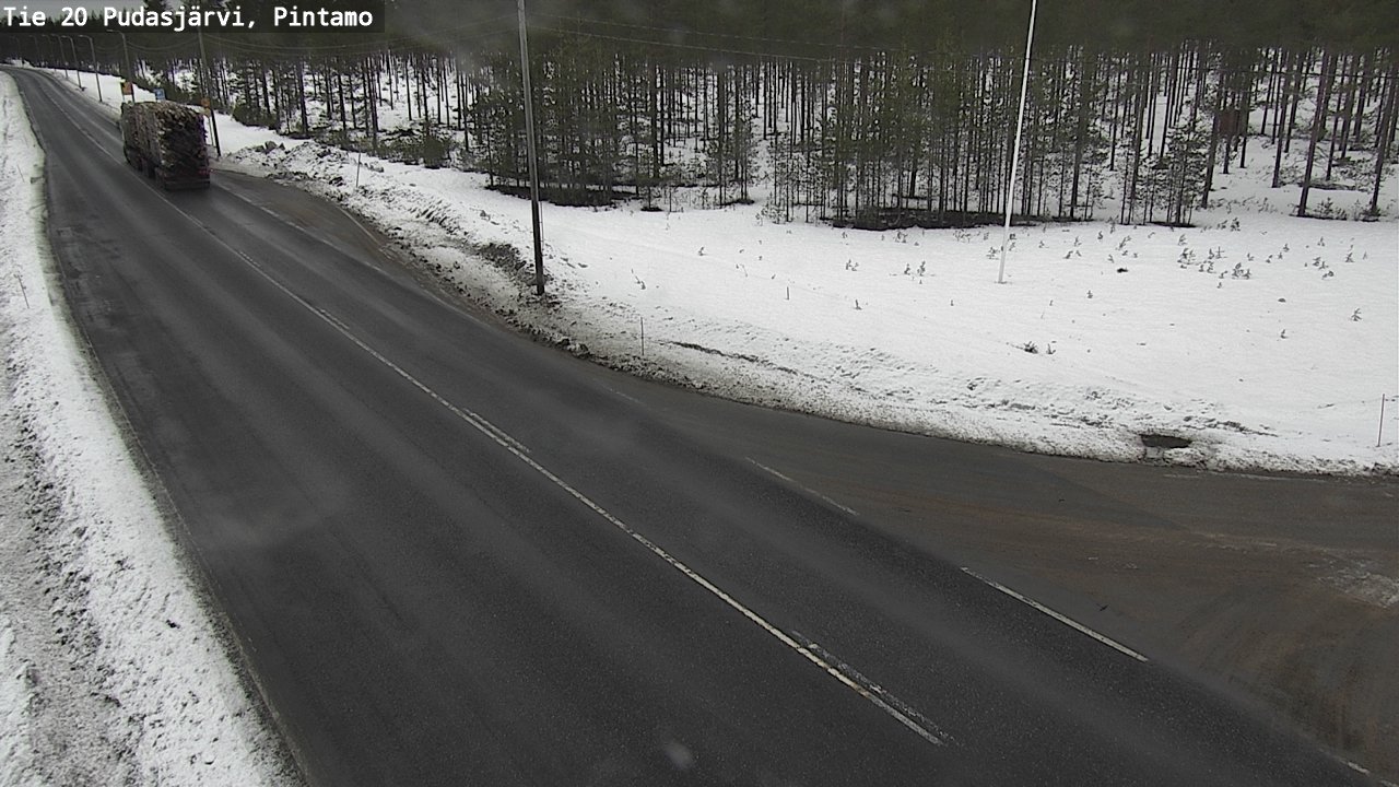 Kelikamerat Kuva Tie 20 Pudasjärvi, Pintamo, Pudasjärvi, Pohjois-Pohjanmaa