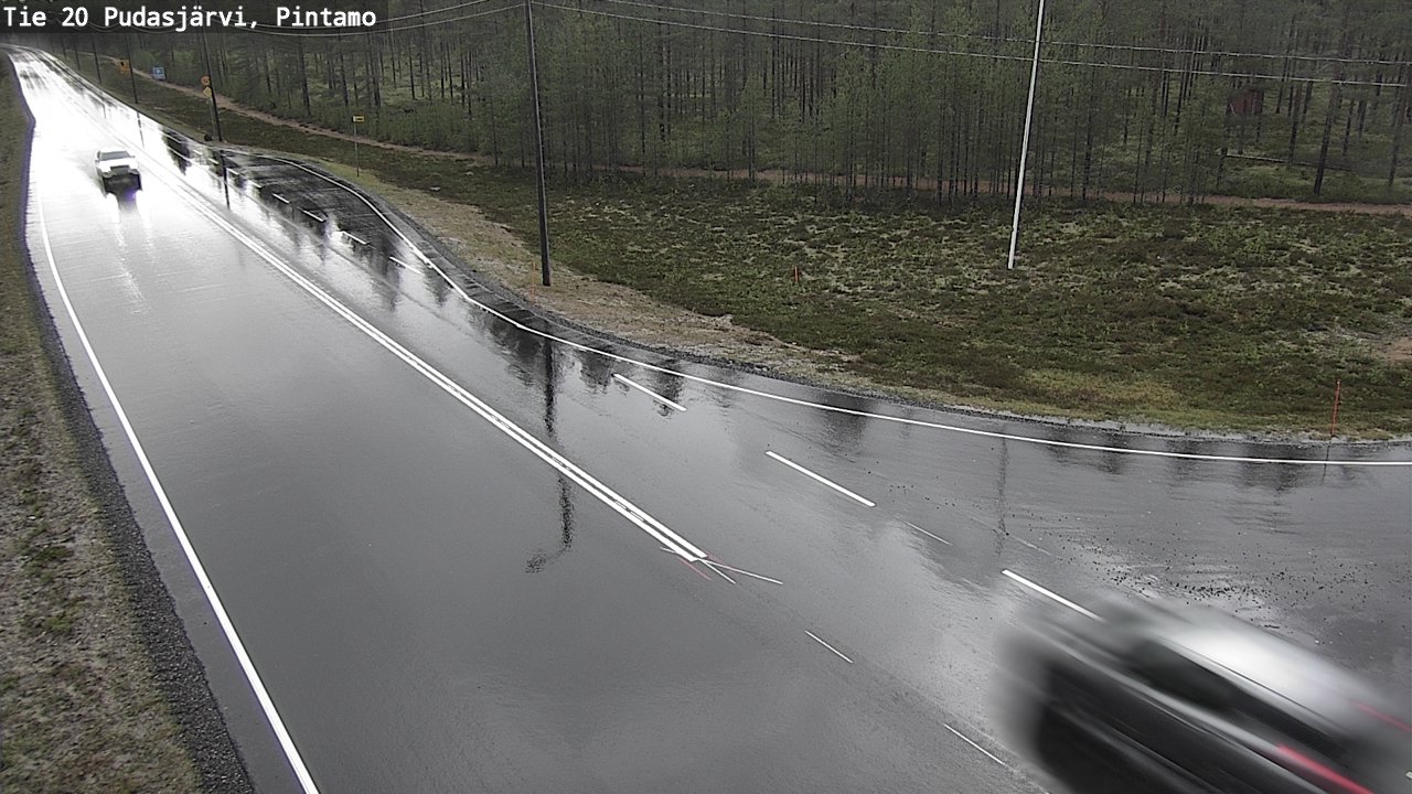 Kelikamerat Kuva Tie 20 Pudasjärvi, Pintamo, Pudasjärvi, Pohjois-Pohjanmaa
