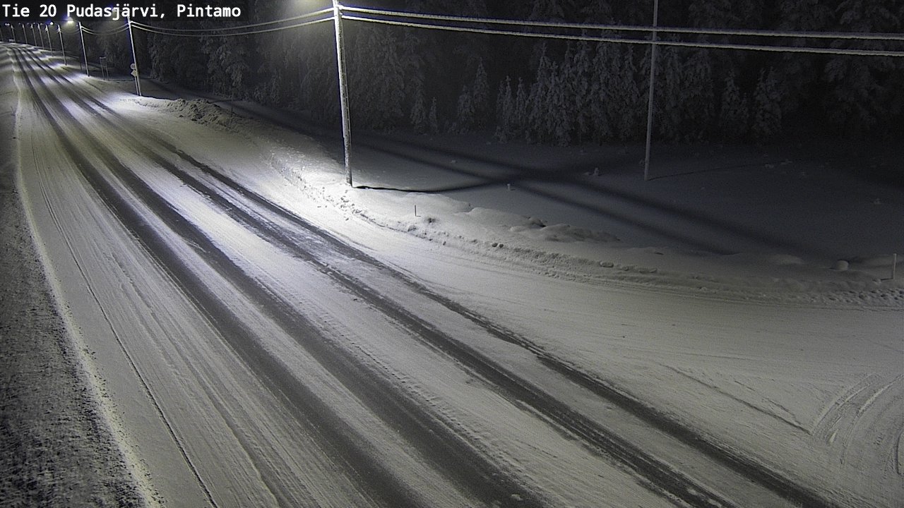 Kelikamerat Kuva Tie 20 Pudasjärvi, Pintamo, Pudasjärvi, Pohjois-Pohjanmaa