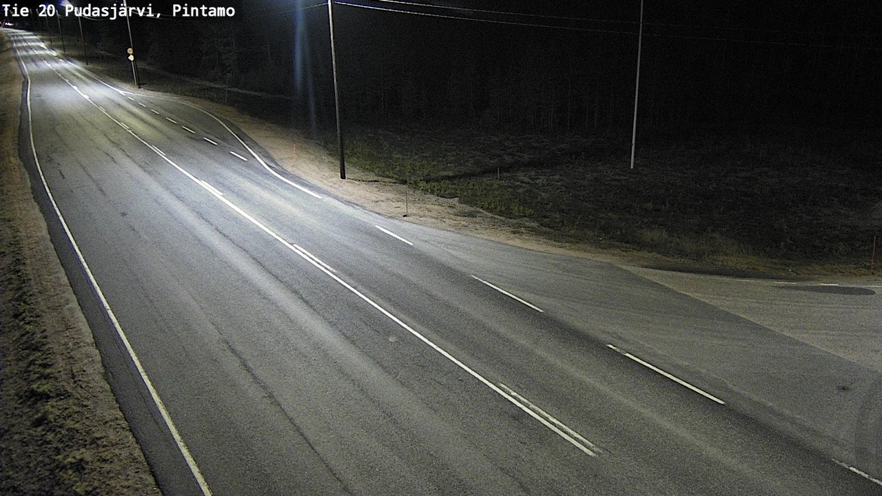 Kelikamerat Kuva Tie 20 Pudasjärvi, Pintamo, Pudasjärvi, Pohjois-Pohjanmaa