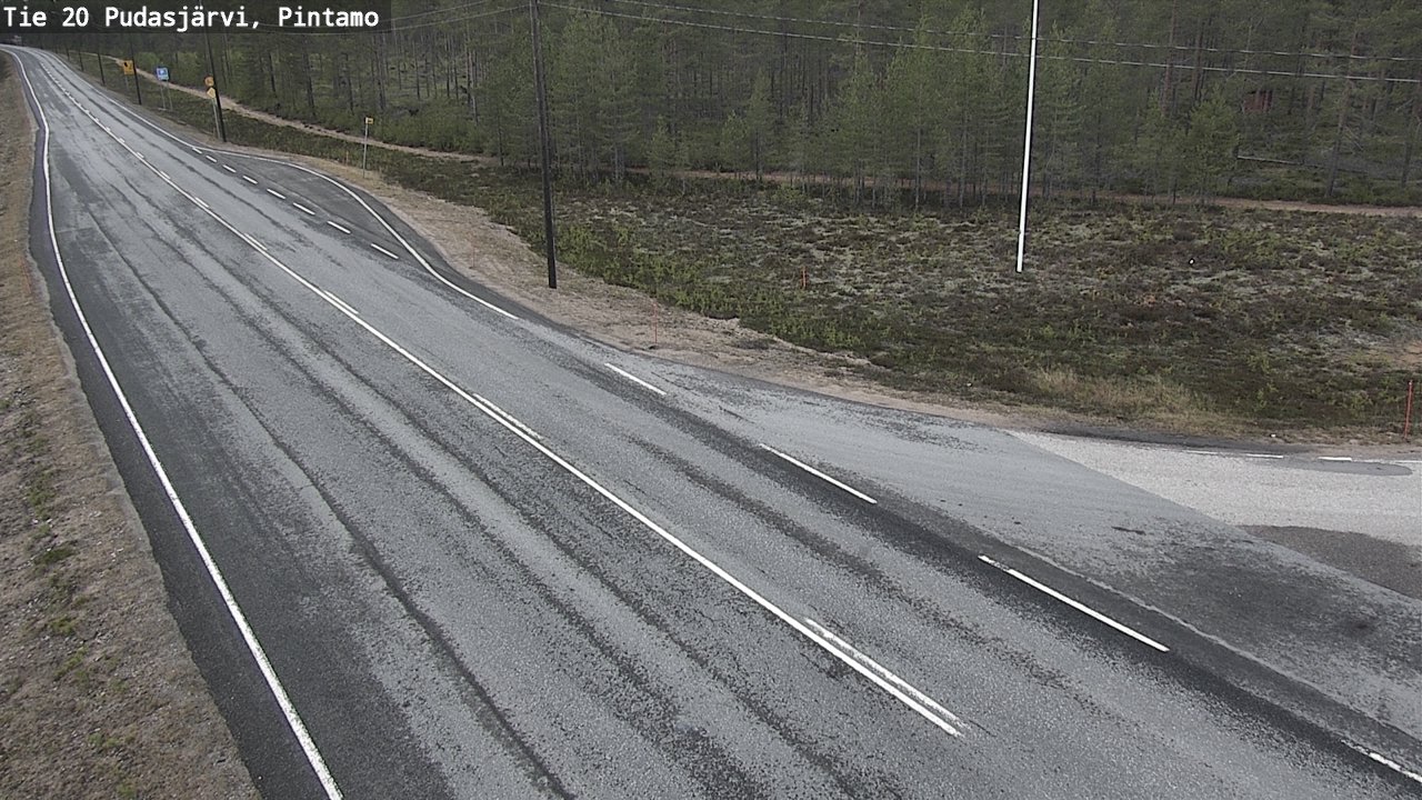Kelikamerat Kuva Tie 20 Pudasjärvi, Pintamo, Pudasjärvi, Pohjois-Pohjanmaa