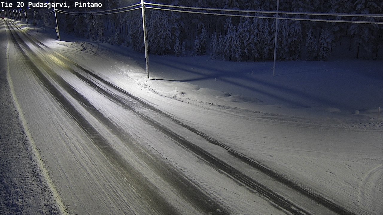 Kelikamerat Kuva Tie 20 Pudasjärvi, Pintamo, Pudasjärvi, Pohjois-Pohjanmaa