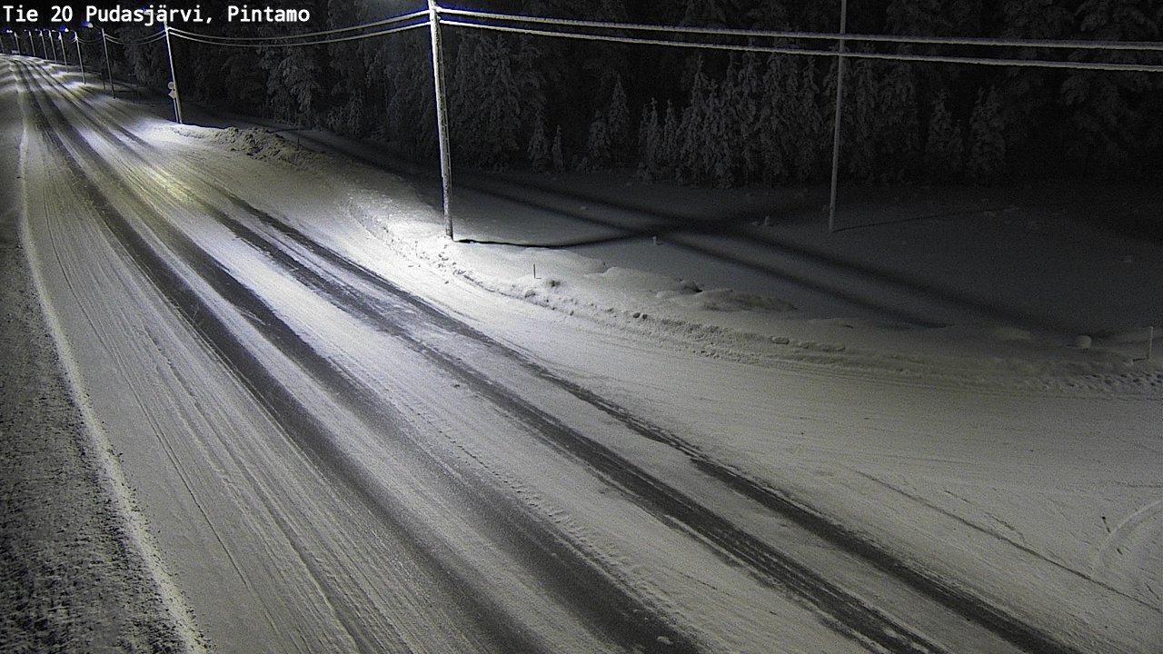 Kelikamerat Kuva Tie 20 Pudasjärvi, Pintamo, Pudasjärvi, Pohjois-Pohjanmaa