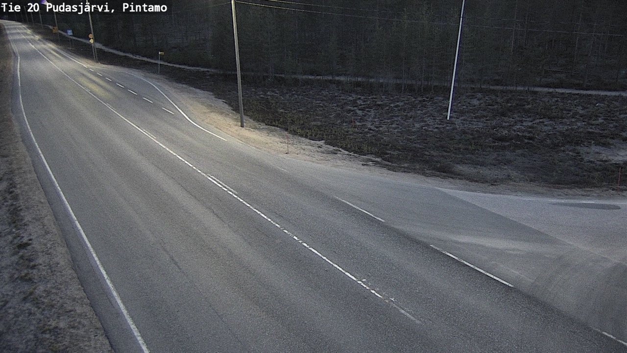 Kelikamerat Kuva Tie 20 Pudasjärvi, Pintamo, Pudasjärvi, Pohjois-Pohjanmaa