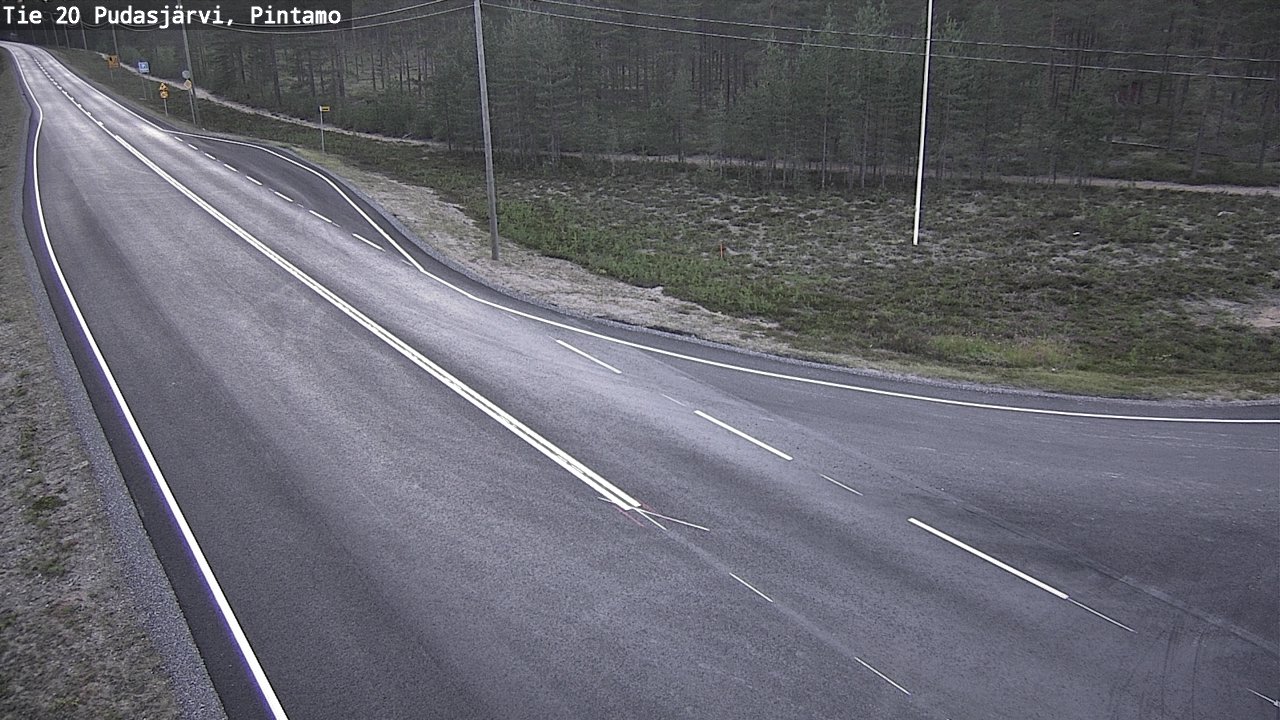 Kelikamerat Kuva Tie 20 Pudasjärvi, Pintamo, Pudasjärvi, Pohjois-Pohjanmaa