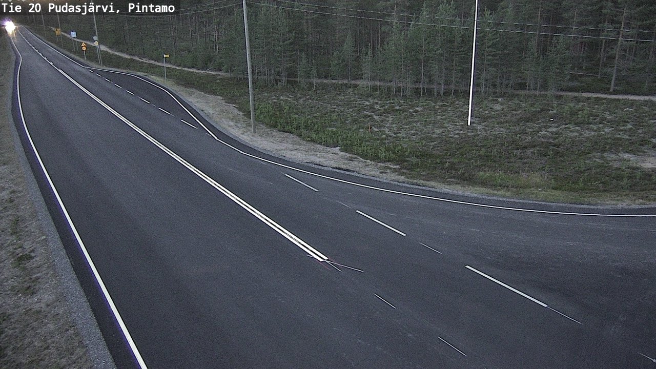 Kelikamerat Kuva Tie 20 Pudasjärvi, Pintamo, Pudasjärvi, Pohjois-Pohjanmaa
