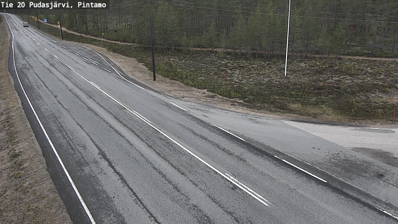 Kelikamerat Kuva Tie 20 Pudasjärvi, Pintamo, Pudasjärvi, Pohjois-Pohjanmaa