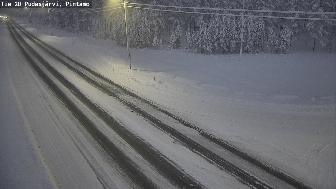 Kelikamerat Kuva Tie 20 Pudasjärvi, Pintamo, Pudasjärvi, Pohjois-Pohjanmaa