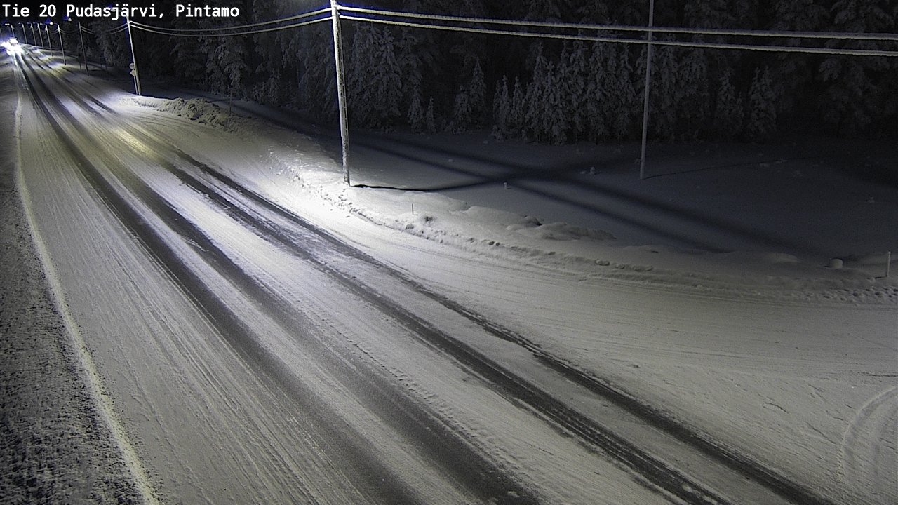Kelikamerat Kuva Tie 20 Pudasjärvi, Pintamo, Pudasjärvi, Pohjois-Pohjanmaa