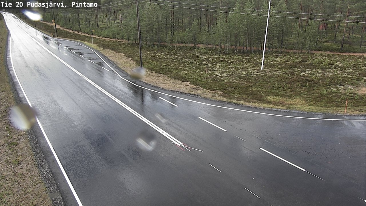 Kelikamerat Kuva Tie 20 Pudasjärvi, Pintamo, Pudasjärvi, Pohjois-Pohjanmaa