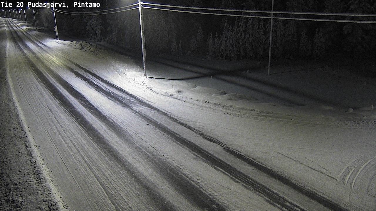 Kelikamerat Kuva Tie 20 Pudasjärvi, Pintamo, Pudasjärvi, Pohjois-Pohjanmaa