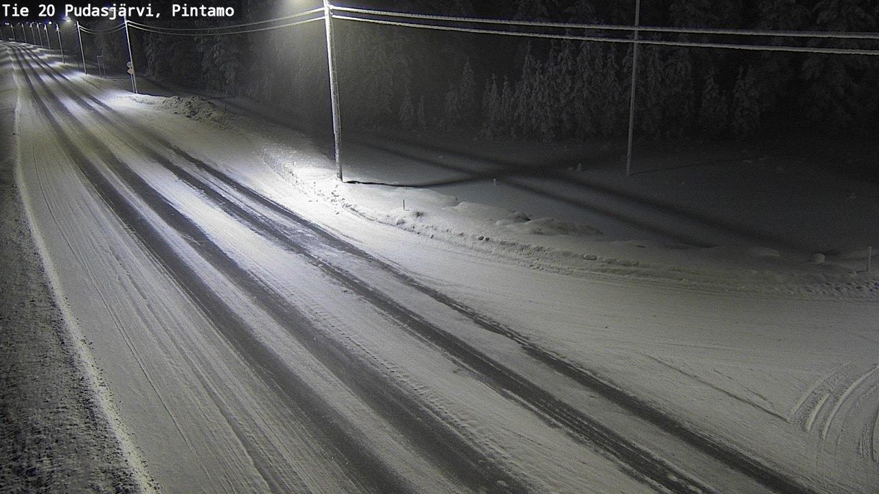 Kelikamerat Kuva Tie 20 Pudasjärvi, Pintamo, Pudasjärvi, Pohjois-Pohjanmaa
