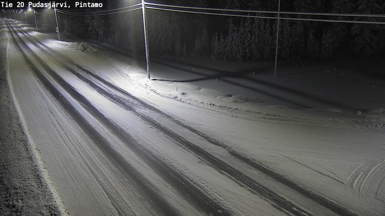 Kelikamerat Kuva Tie 20 Pudasjärvi, Pintamo, Pudasjärvi, Pohjois-Pohjanmaa