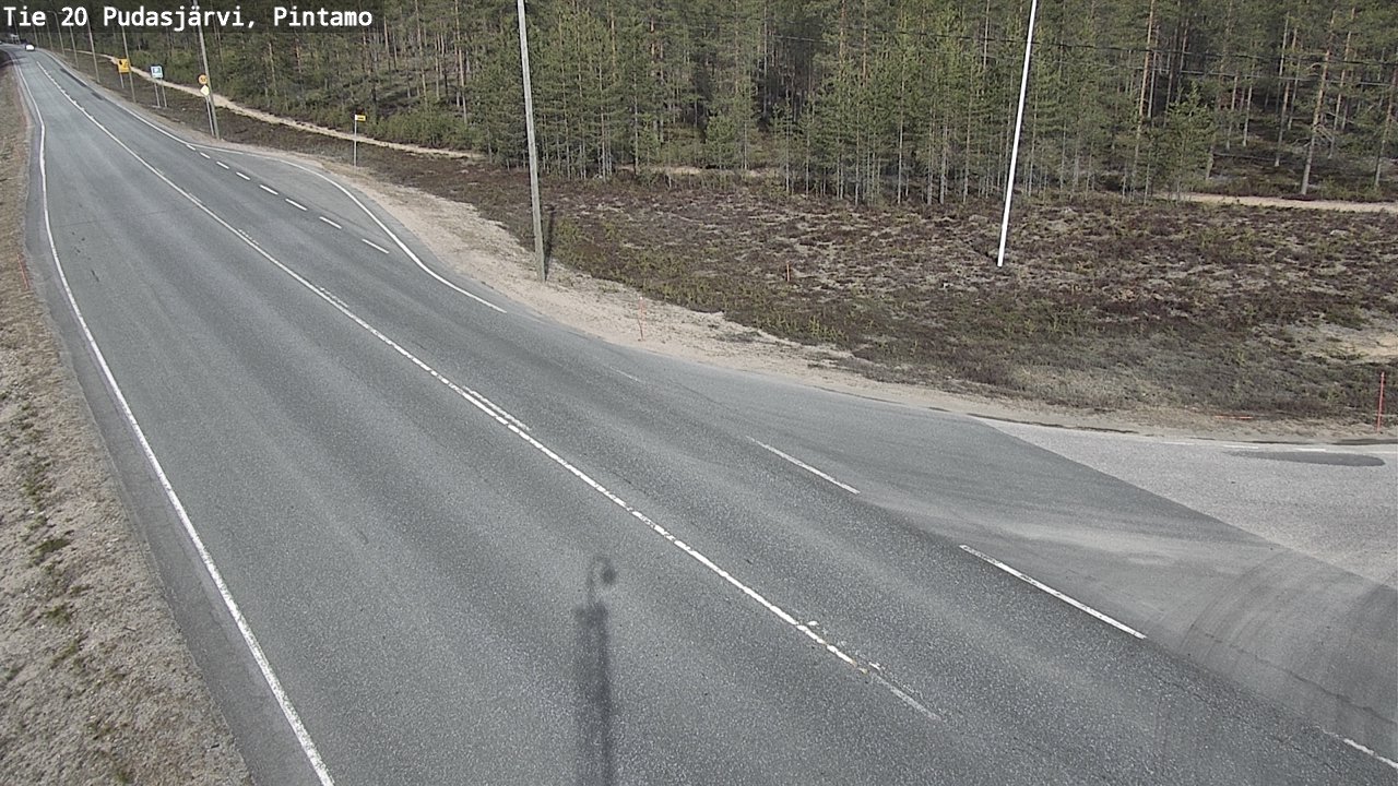 Kelikamerat Kuva Tie 20 Pudasjärvi, Pintamo, Pudasjärvi, Pohjois-Pohjanmaa