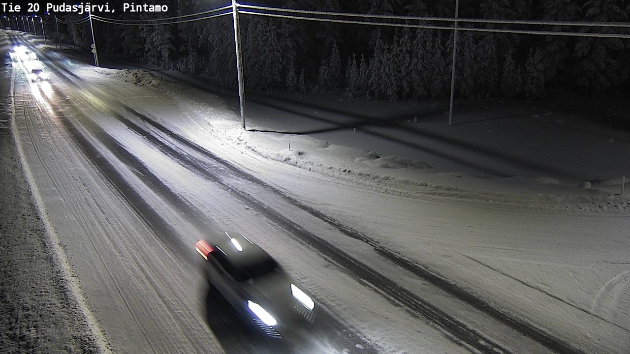 Kelikamerat Kuva Tie 20 Pudasjärvi, Pintamo, Pudasjärvi, Pohjois-Pohjanmaa