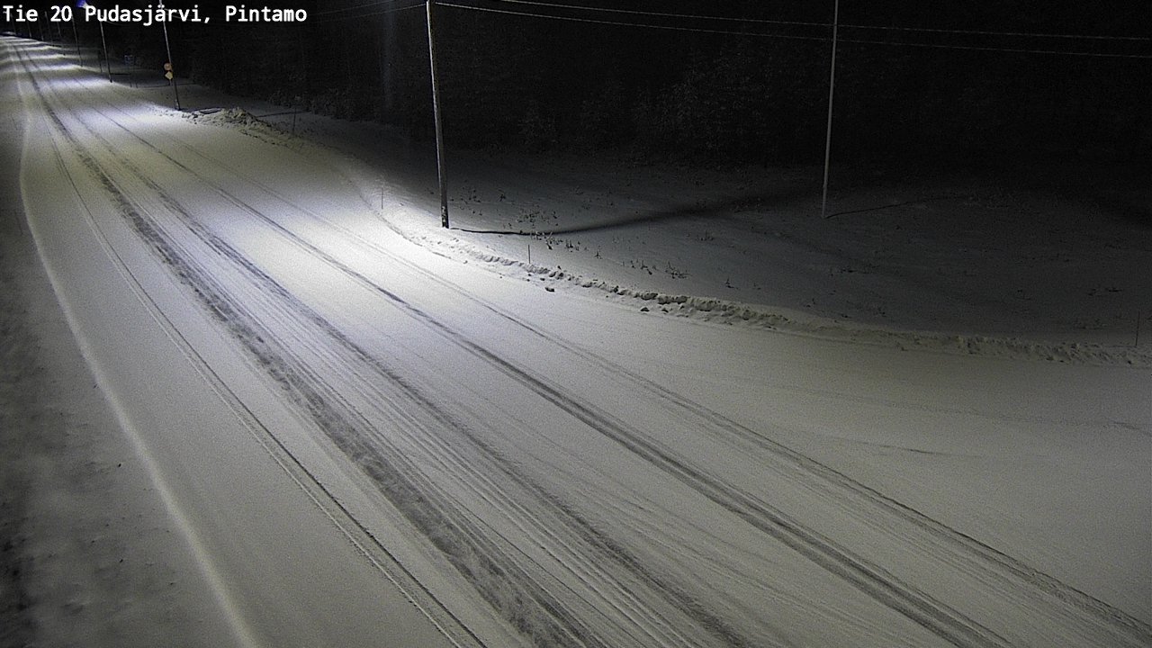 Kelikamerat Kuva Tie 20 Pudasjärvi, Pintamo, Pudasjärvi, Pohjois-Pohjanmaa