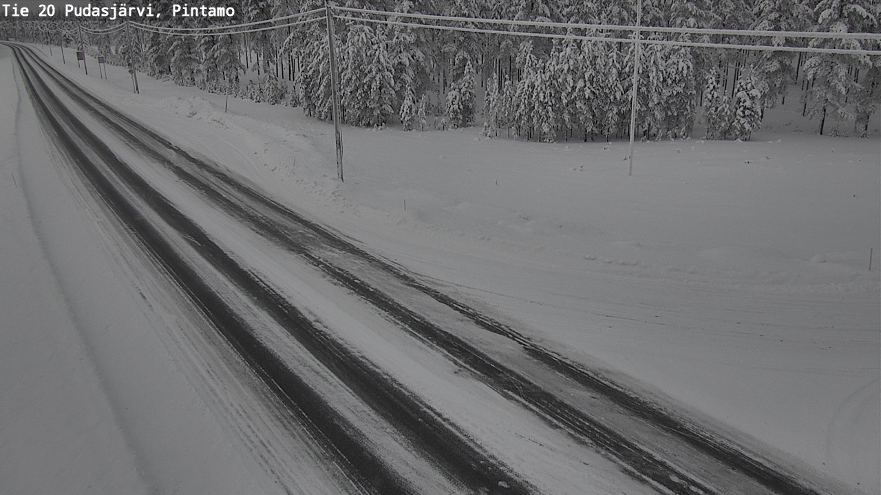Kelikamerat Kuva Tie 20 Pudasjärvi, Pintamo, Pudasjärvi, Pohjois-Pohjanmaa