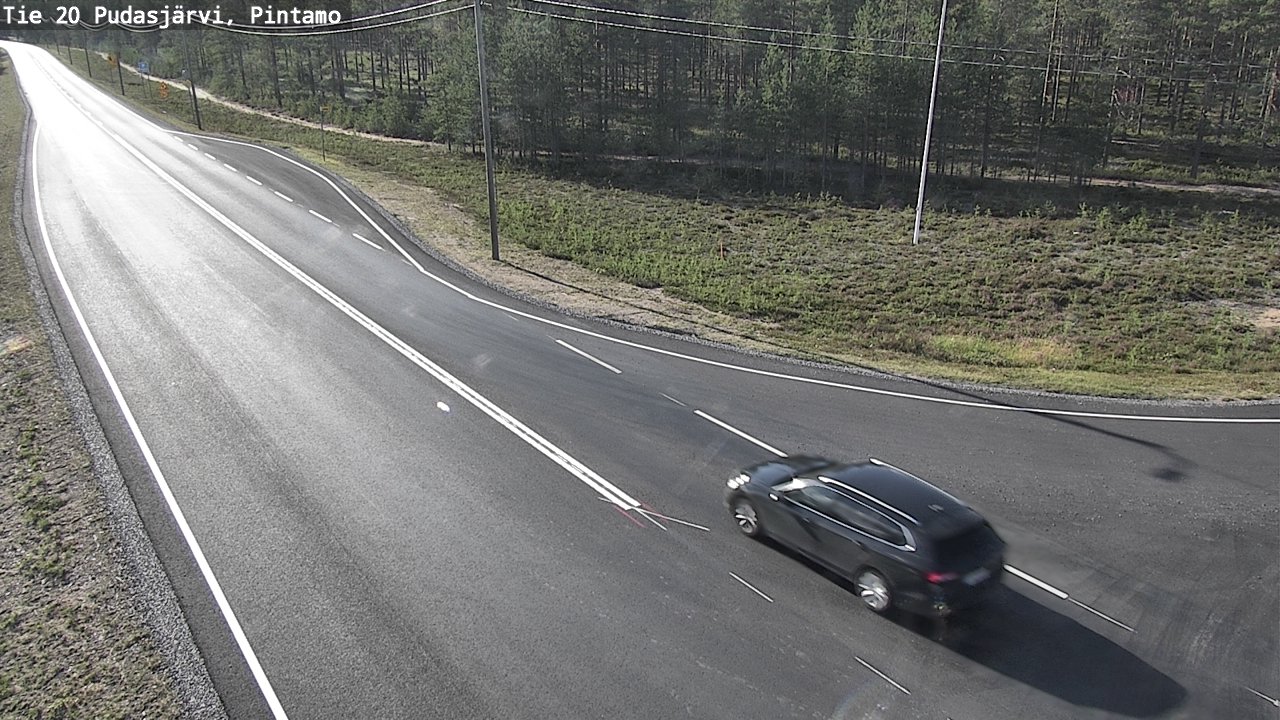 Kelikamerat Kuva Tie 20 Pudasjärvi, Pintamo, Pudasjärvi, Pohjois-Pohjanmaa
