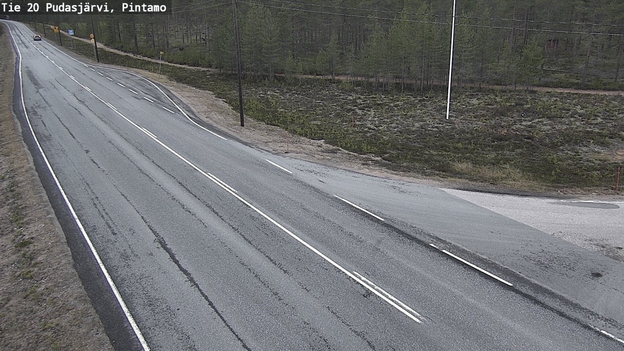 Kelikamerat Kuva Tie 20 Pudasjärvi, Pintamo, Pudasjärvi, Pohjois-Pohjanmaa