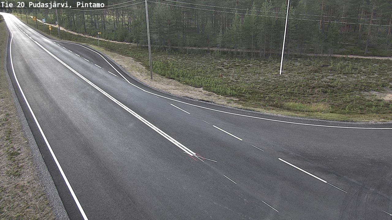 Kelikamerat Kuva Tie 20 Pudasjärvi, Pintamo, Pudasjärvi, Pohjois-Pohjanmaa