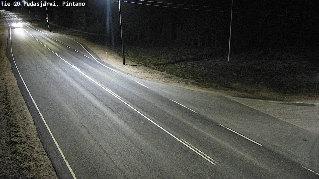 Kelikamerat Kuva Tie 20 Pudasjärvi, Pintamo, Pudasjärvi, Pohjois-Pohjanmaa