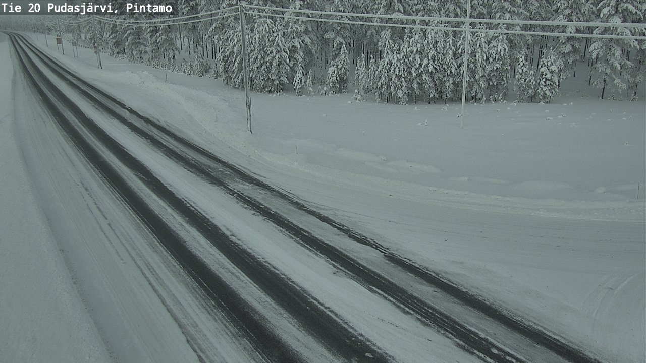 Kelikamerat Kuva Tie 20 Pudasjärvi, Pintamo, Pudasjärvi, Pohjois-Pohjanmaa