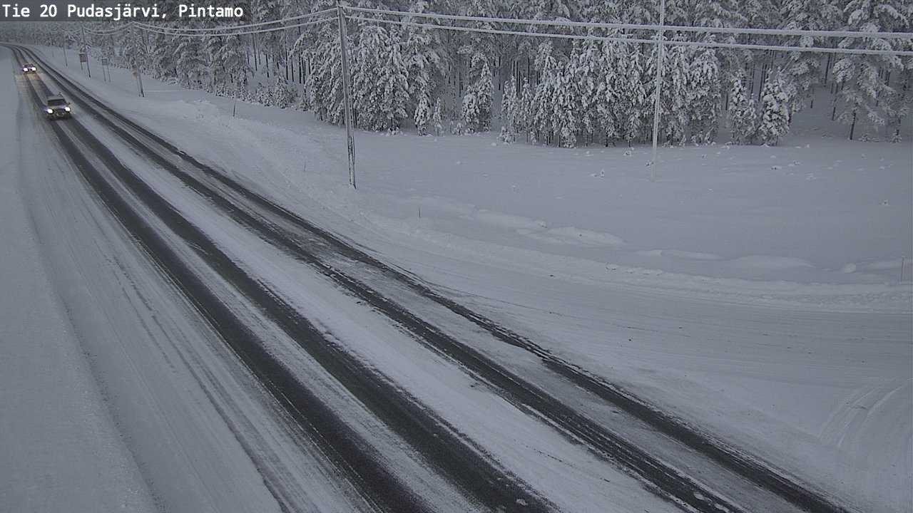 Kelikamerat Kuva Tie 20 Pudasjärvi, Pintamo, Pudasjärvi, Pohjois-Pohjanmaa
