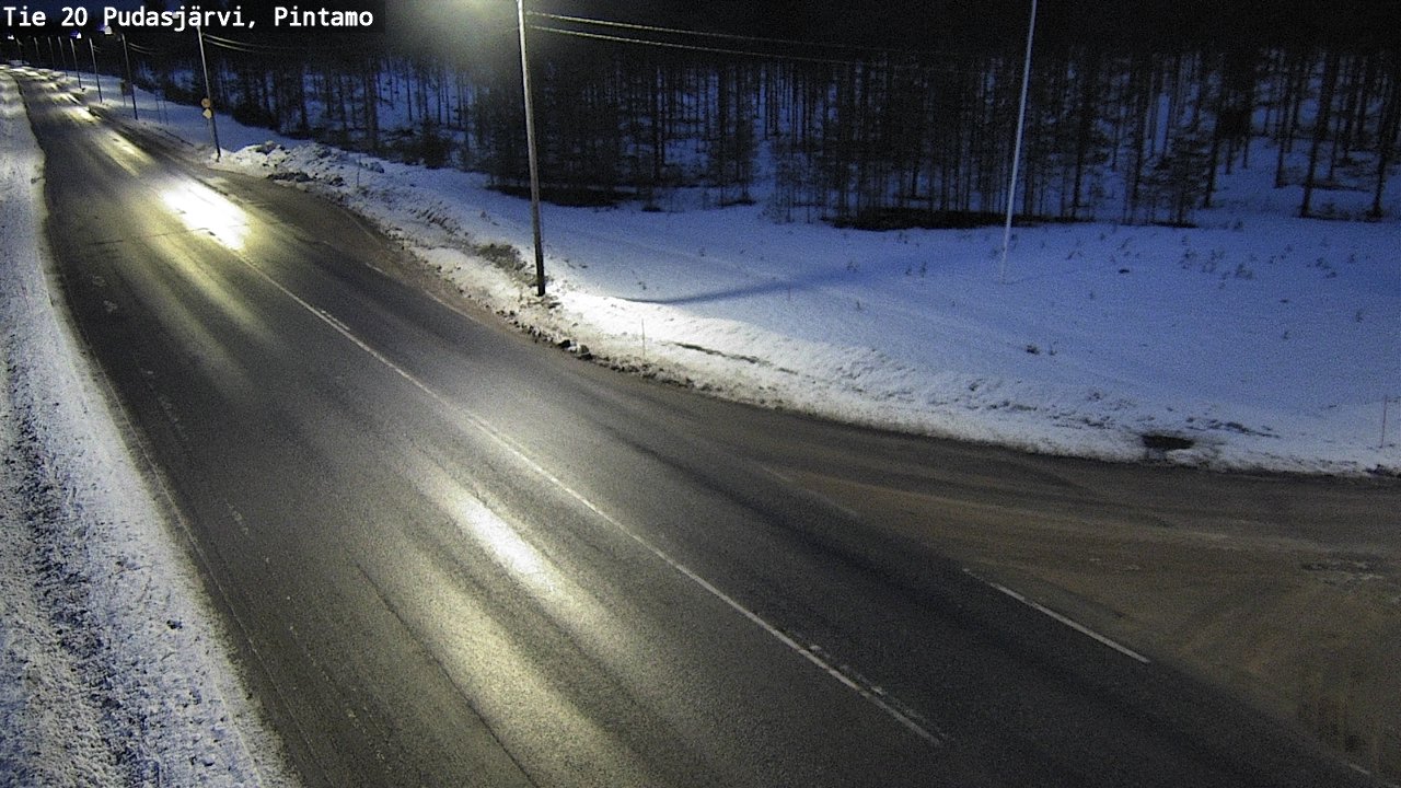 Kelikamerat Kuva Tie 20 Pudasjärvi, Pintamo, Pudasjärvi, Pohjois-Pohjanmaa