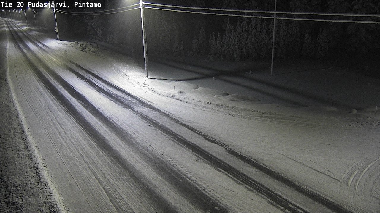 Kelikamerat Kuva Tie 20 Pudasjärvi, Pintamo, Pudasjärvi, Pohjois-Pohjanmaa