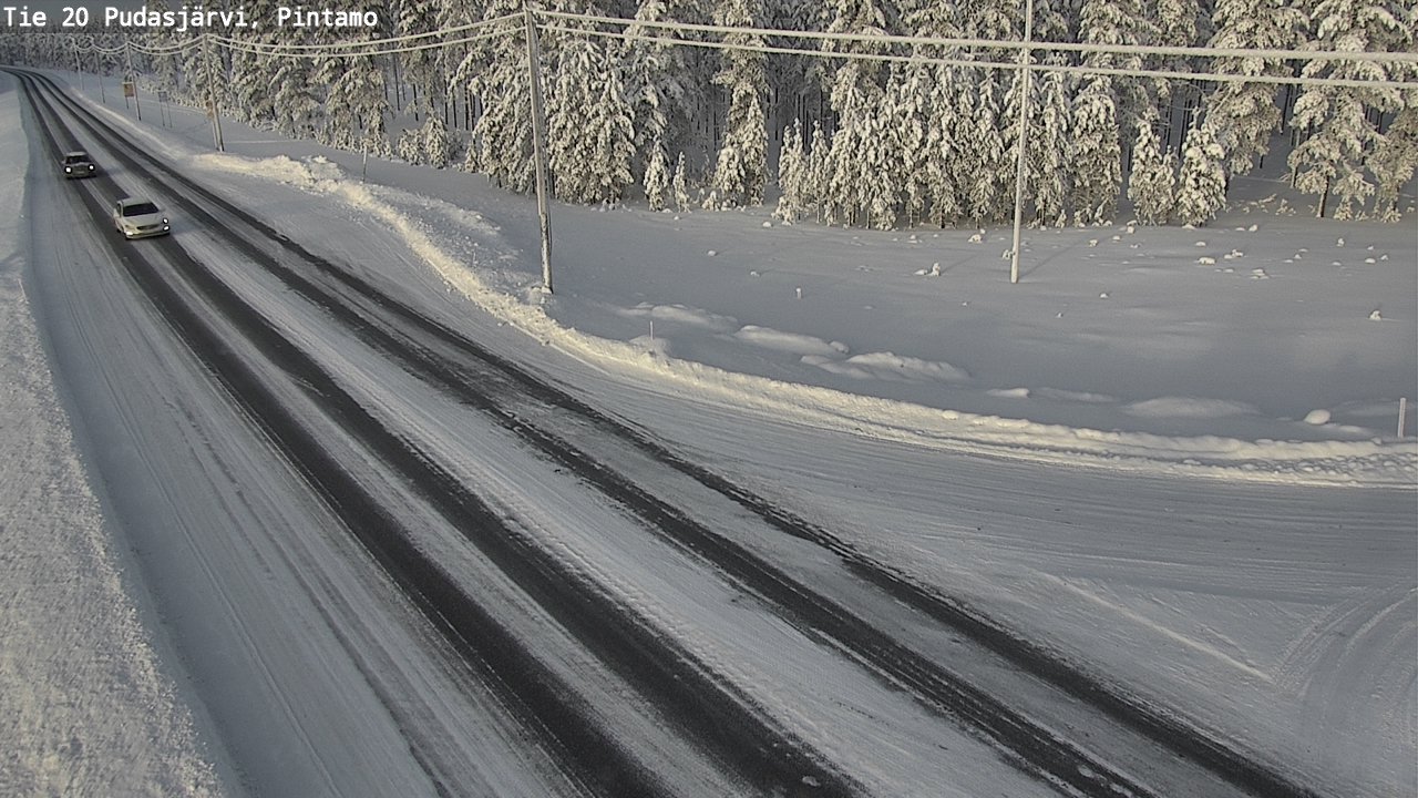 Kelikamerat Kuva Tie 20 Pudasjärvi, Pintamo, Pudasjärvi, Pohjois-Pohjanmaa