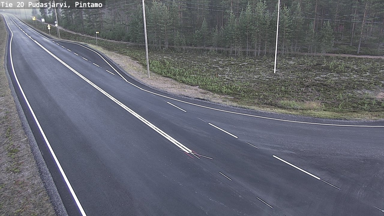Kelikamerat Kuva Tie 20 Pudasjärvi, Pintamo, Pudasjärvi, Pohjois-Pohjanmaa
