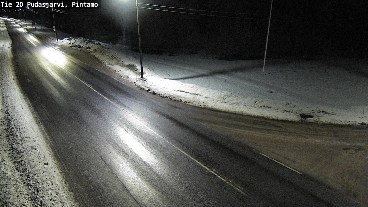 Kelikamerat Kuva Tie 20 Pudasjärvi, Pintamo, Pudasjärvi, Pohjois-Pohjanmaa